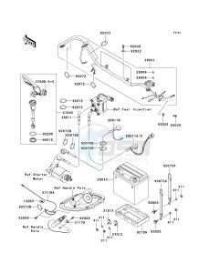 JT 1500 A [STX-15F] (A6F-A9F) A6F drawing ELECTRICAL EQUIPMENT -- A6F_A7F- -