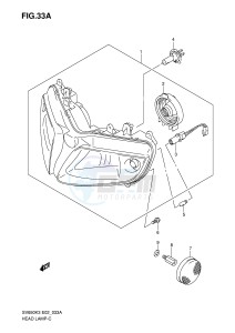 SV650S (E2) drawing HEADLAMP (SV650SK3 SK4 SK5 SK6 SK7 SAK7 E24)