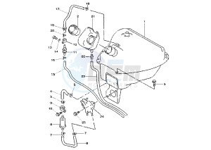 YP MAJESTY 250 drawing FUEL TANK