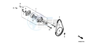 TRX250XC drawing OIL PUMP