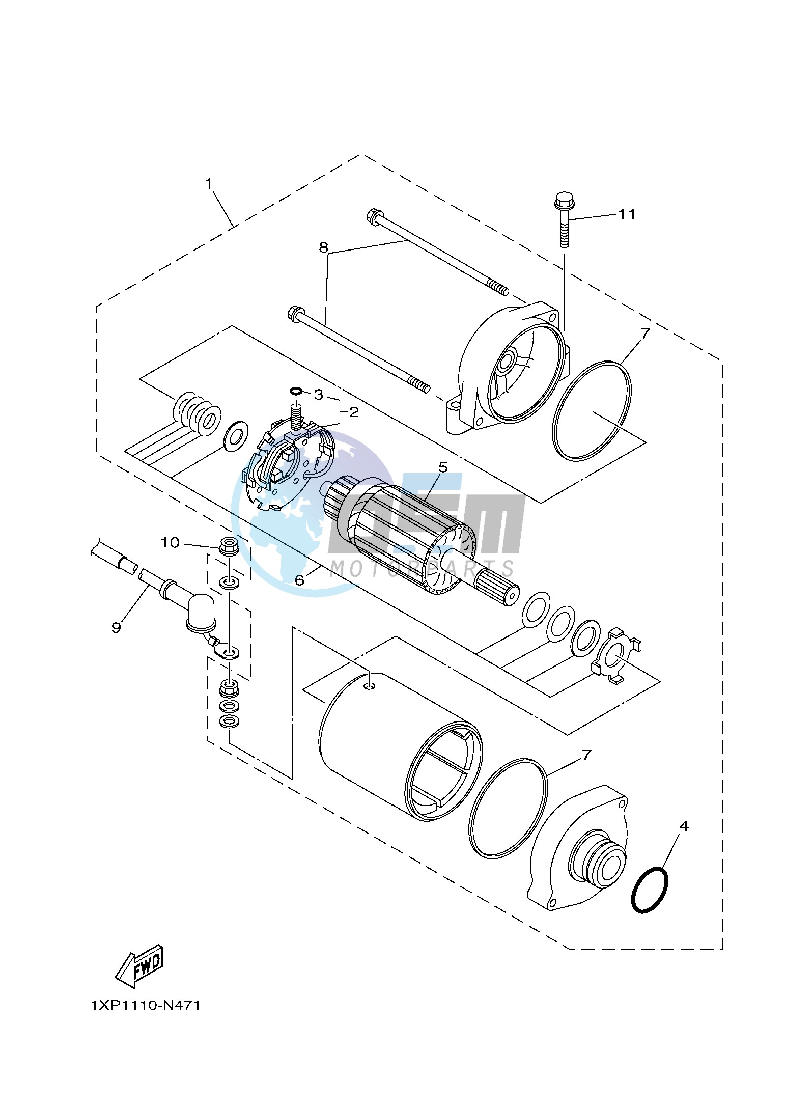 STARTING MOTOR