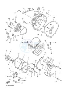 FZ1-S FZ1 FAZER 1000 (1CAK 1CAL) drawing CRANKCASE COVER 1