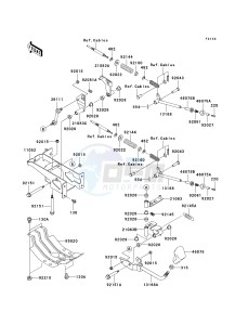 KAF 950 G [MULE 4010 TRANS4X4 DIESEL] (G9F-GAF) G9F drawing SHIFT LEVER-- S- -