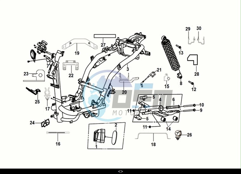 FRAME BODY - ENGINE MOUNT