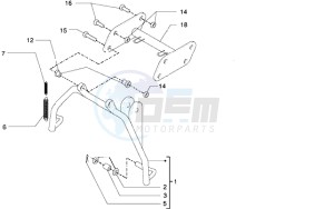 X9 500 drawing Central stand