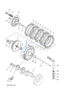 MT125 MT-125 (BR31 BR31 BR31 BR31 BR31) drawing CLUTCH