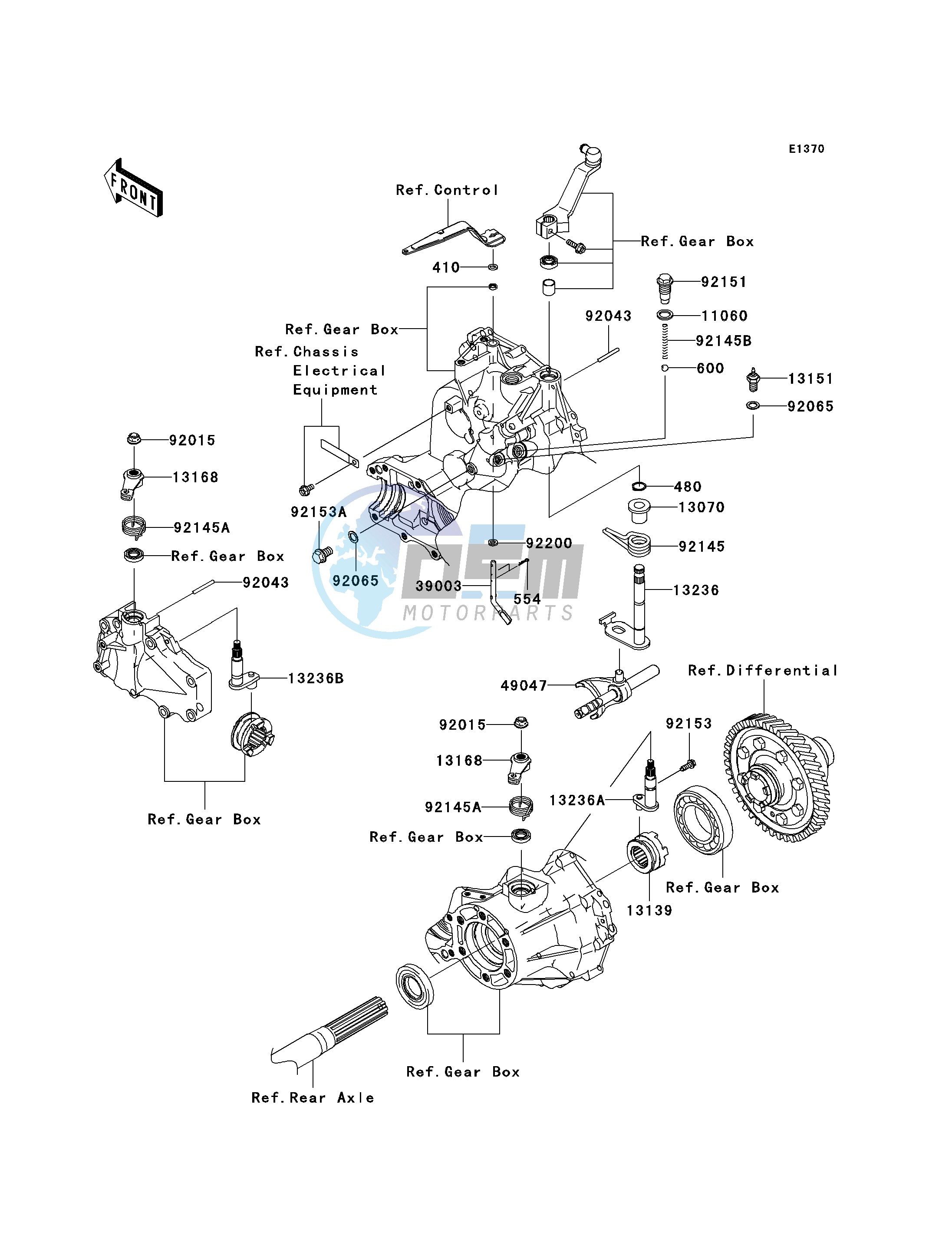 GEAR CHANGE MECHANISM