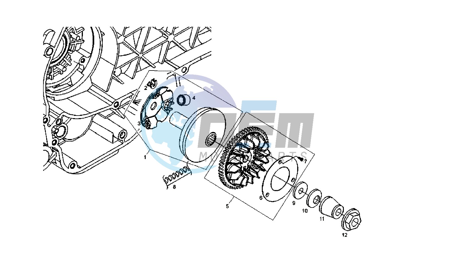 DRIVING PULLEY