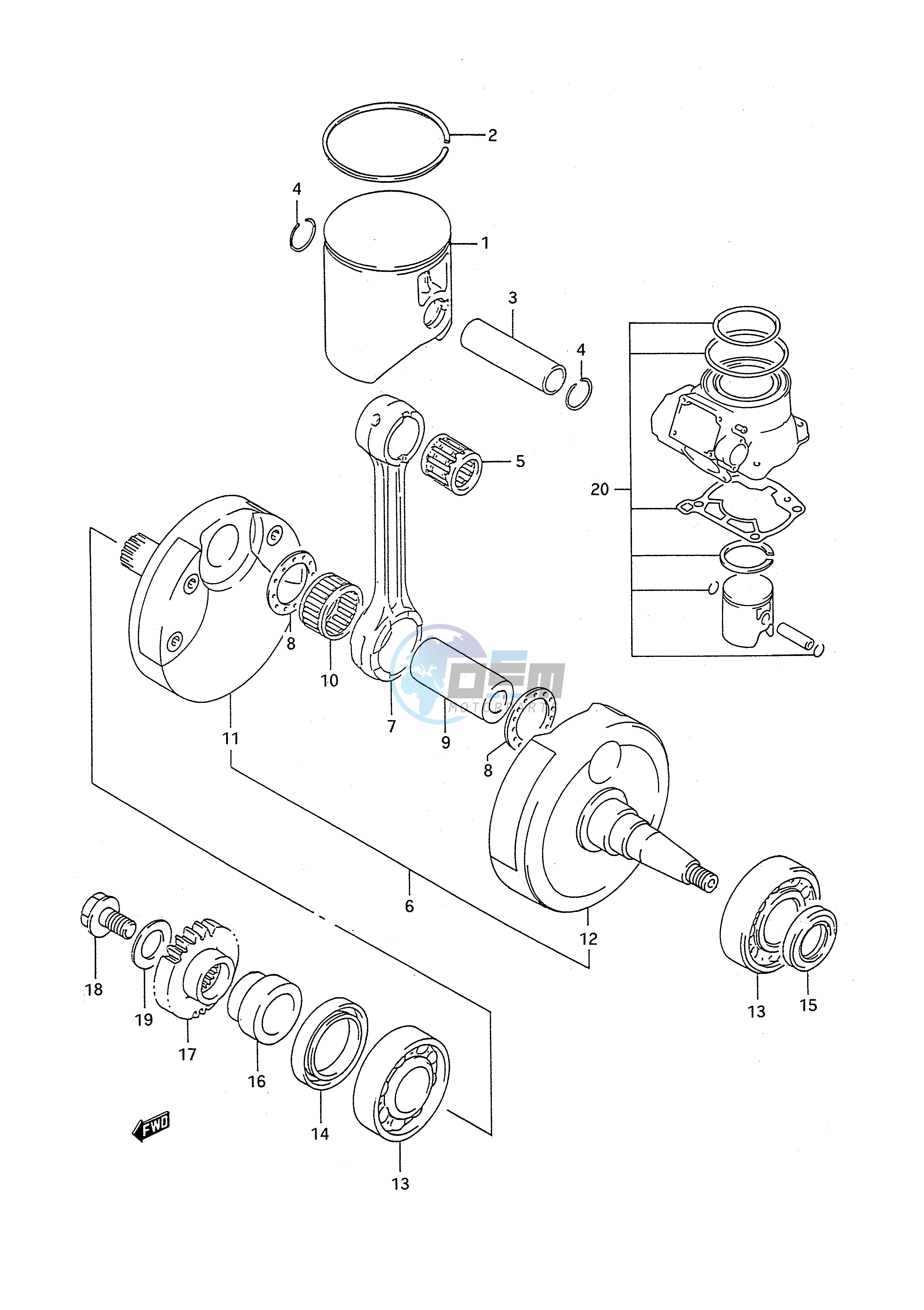 CRANKSHAFT (MODEL P)