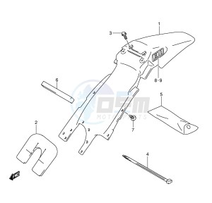 JR80 (P3-P28) drawing REAR FENDER