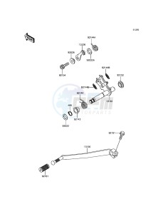 W800 EJ800AGS GB XX (EU ME A(FRICA) drawing Gear Change Mechanism