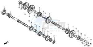 XR80R drawing TRANSMISSION