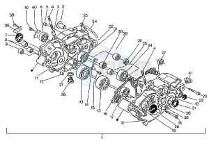 MITO EVOL.125 drawing CRANKCASE