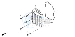 NPS50 drawing CYLINDER HEAD COVER (NPS505/6)