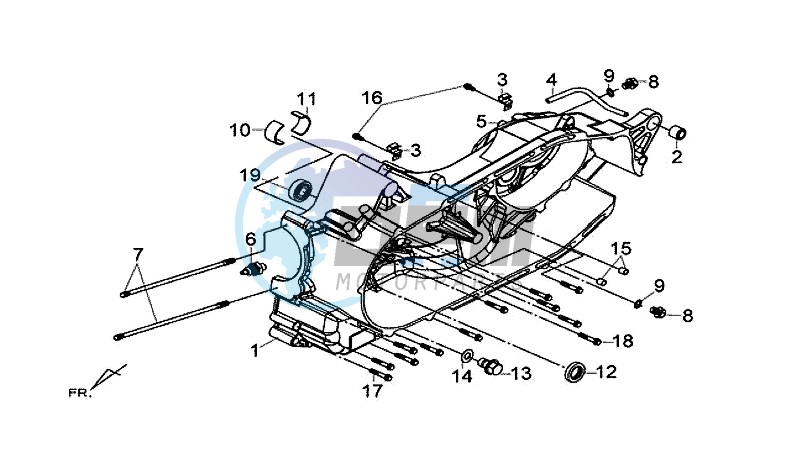 CRANKCASE LEFT