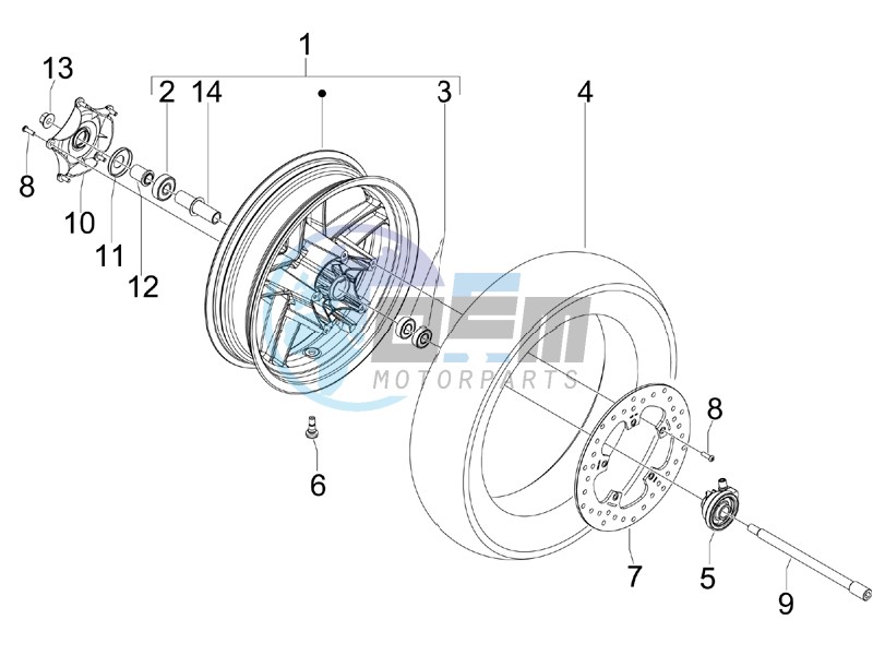 Front wheel