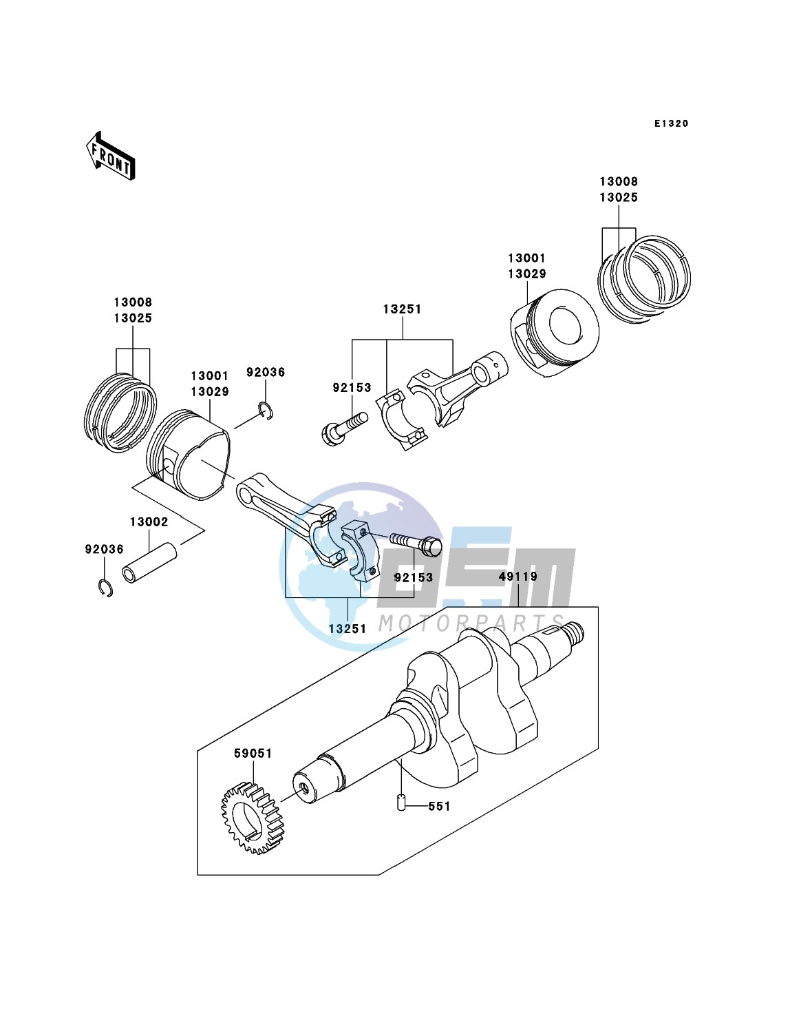 Crankshaft/Piston(s)