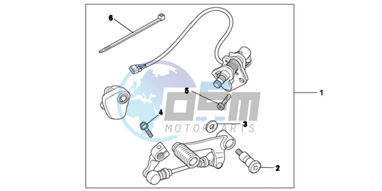 KIT,DCT PEDALSHI F