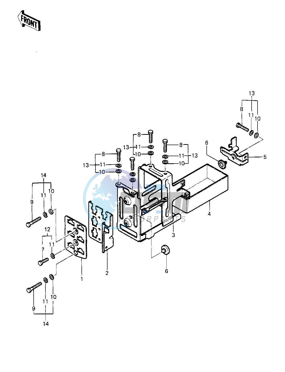 BATTERY CASE_ELECTRO BRACKET