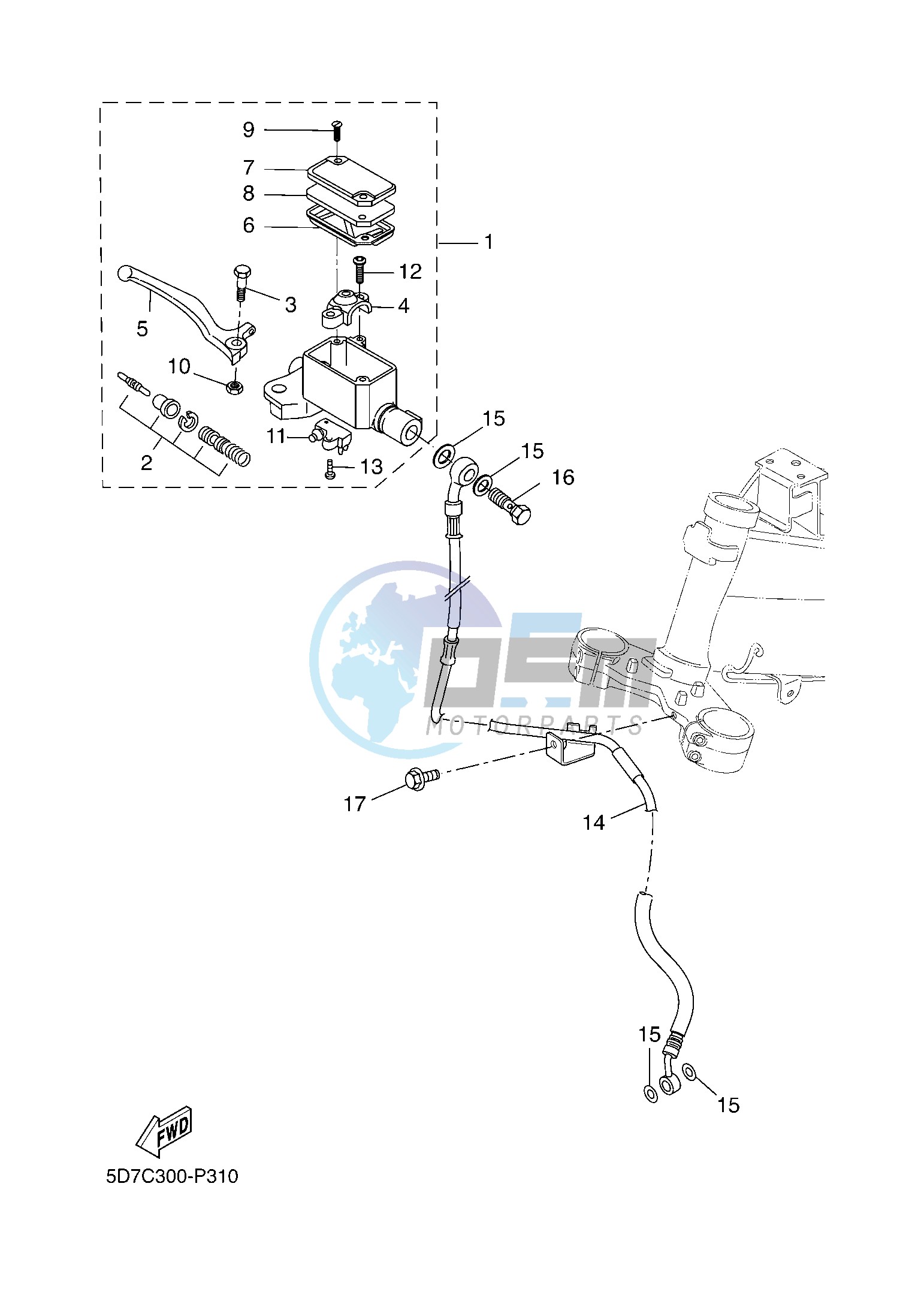 FRONT MASTER CYLINDER