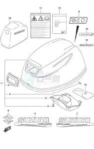 DF 20A drawing Engine Cover