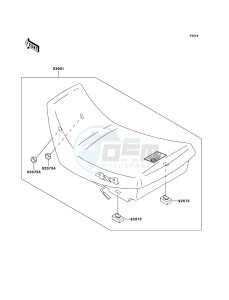 KLF300 4x4 KLF300-C17 EU GB drawing Seat