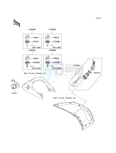 KVF 750 E [BRUTE FORCE 750 4X4I NRA OUTDOORS] (E8F-E9FA) E9FA drawing IGNITION SWITCH