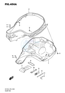 UH125 BURGMAN EU drawing HELMET BOX