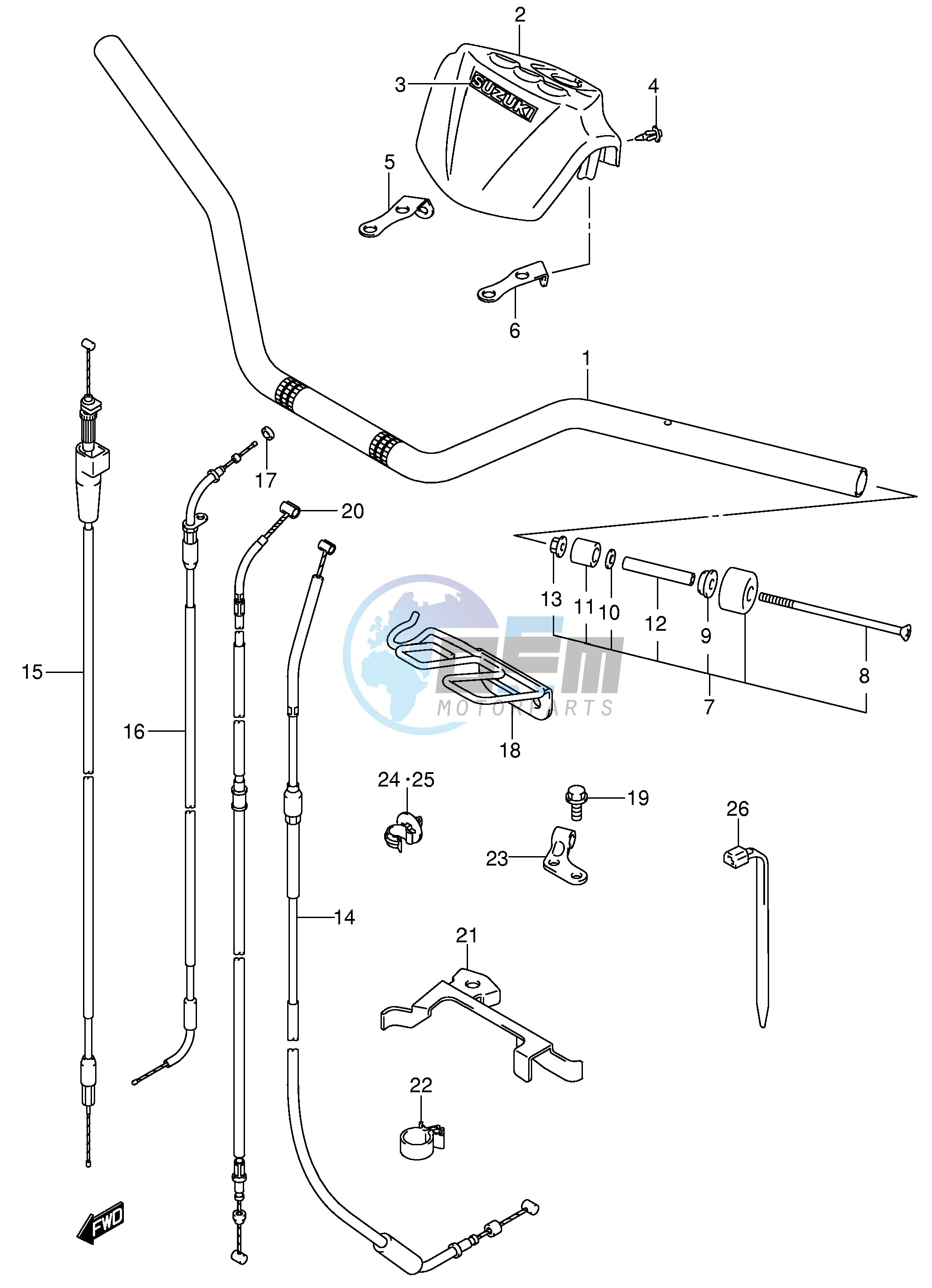 HANDLEBAR (MODEL K4)