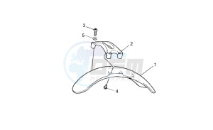 V7 Special - Stone 750 drawing Front body - Front mudguard