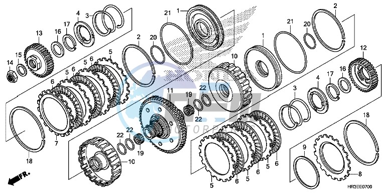 CLUTCH ( TRX420FA1/ FA2)