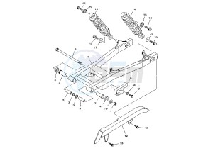 XVS DRAG STAR 250 drawing REAR ARM