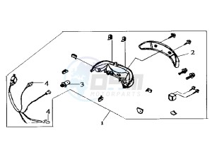 NEW DUKE - 125 cc drawing TAILLIGHT