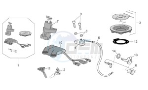 RSV 2 1000 drawing Lock hardware kit