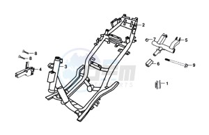 NITRO_50_L0 L0 drawing Frame body -engine hanger