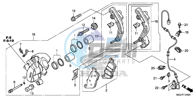 FRONT BRAKE CALIPER