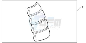 CBF1000S drawing TANK PAD 2