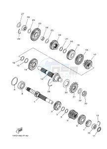 YZF-R25A 249 (BS82) drawing TRANSMISSION