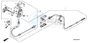 VFR1200FDD VFR1200F Dual Clutch UK - (E) drawing PARKING BRAKE