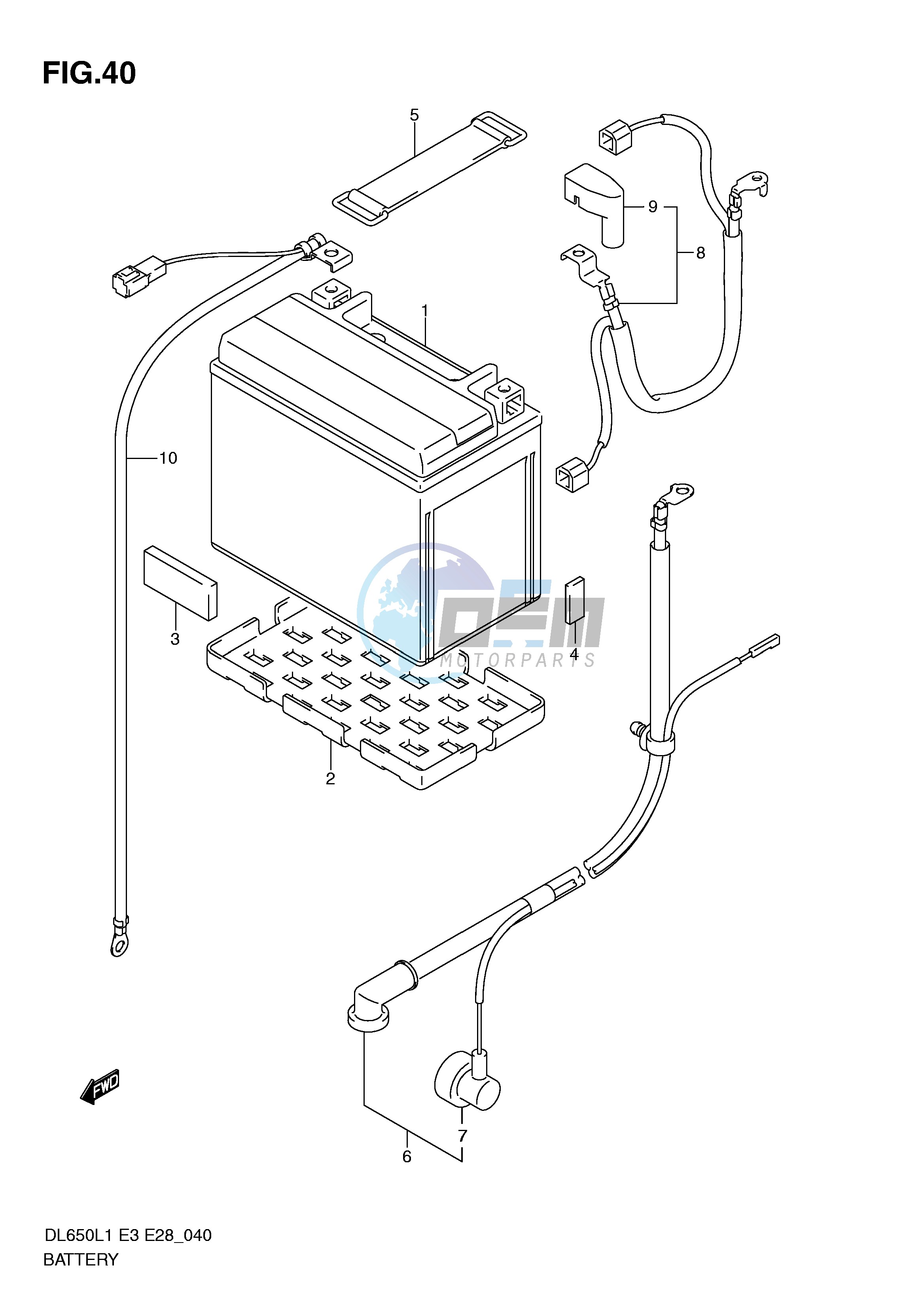 BATTERY (DL650AL1 E3)