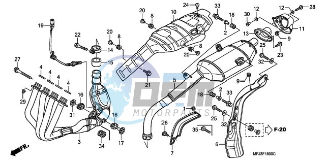 EXHAUST MUFFLER