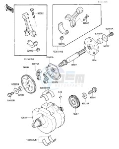 VN 750 A [VULCAN 750] (A2-A5) [VULCAN 750] drawing CRANKSHAFT