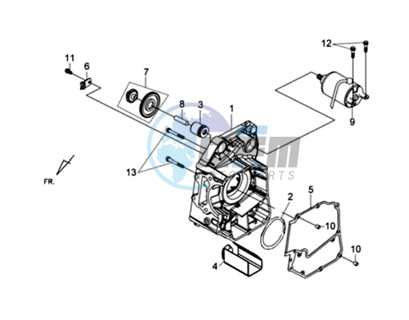 CRANKCASE RIGHT