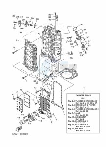 F350AET1U drawing CYLINDER--CRANKCASE-1