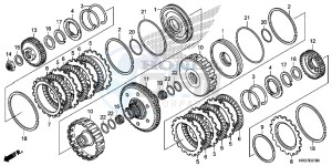 TRX420FA2G TRX420F Europe Direct - (ED) drawing CLUTCH (TRX420FA1/FA2)