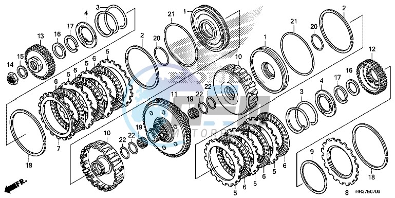 CLUTCH (TRX420FA1/FA2)