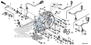 TRX420FA2F TRX420 Europe Direct - (ED) drawing REAR CRANKCASE COVER