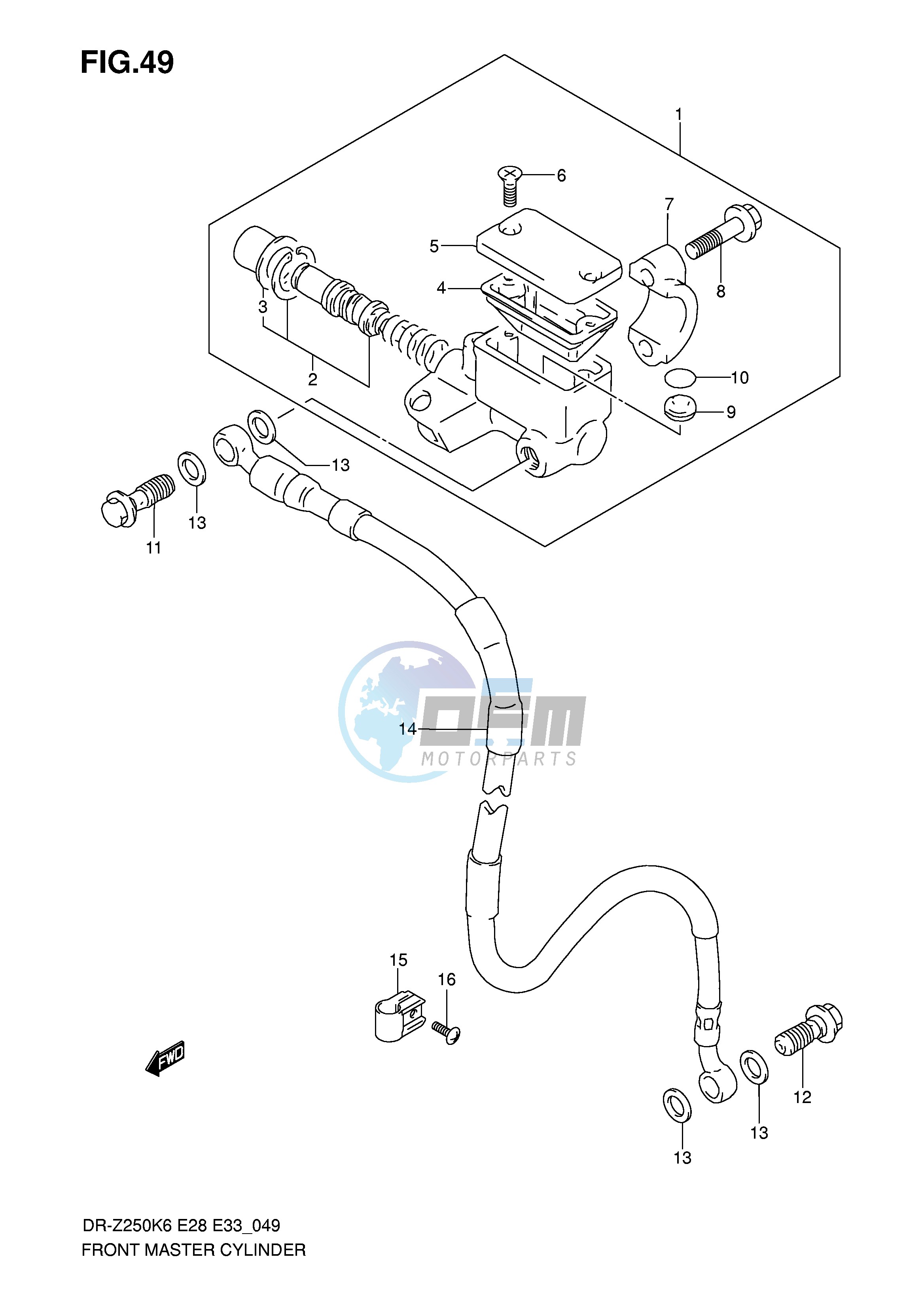 FRONT MASTER CYLINDER