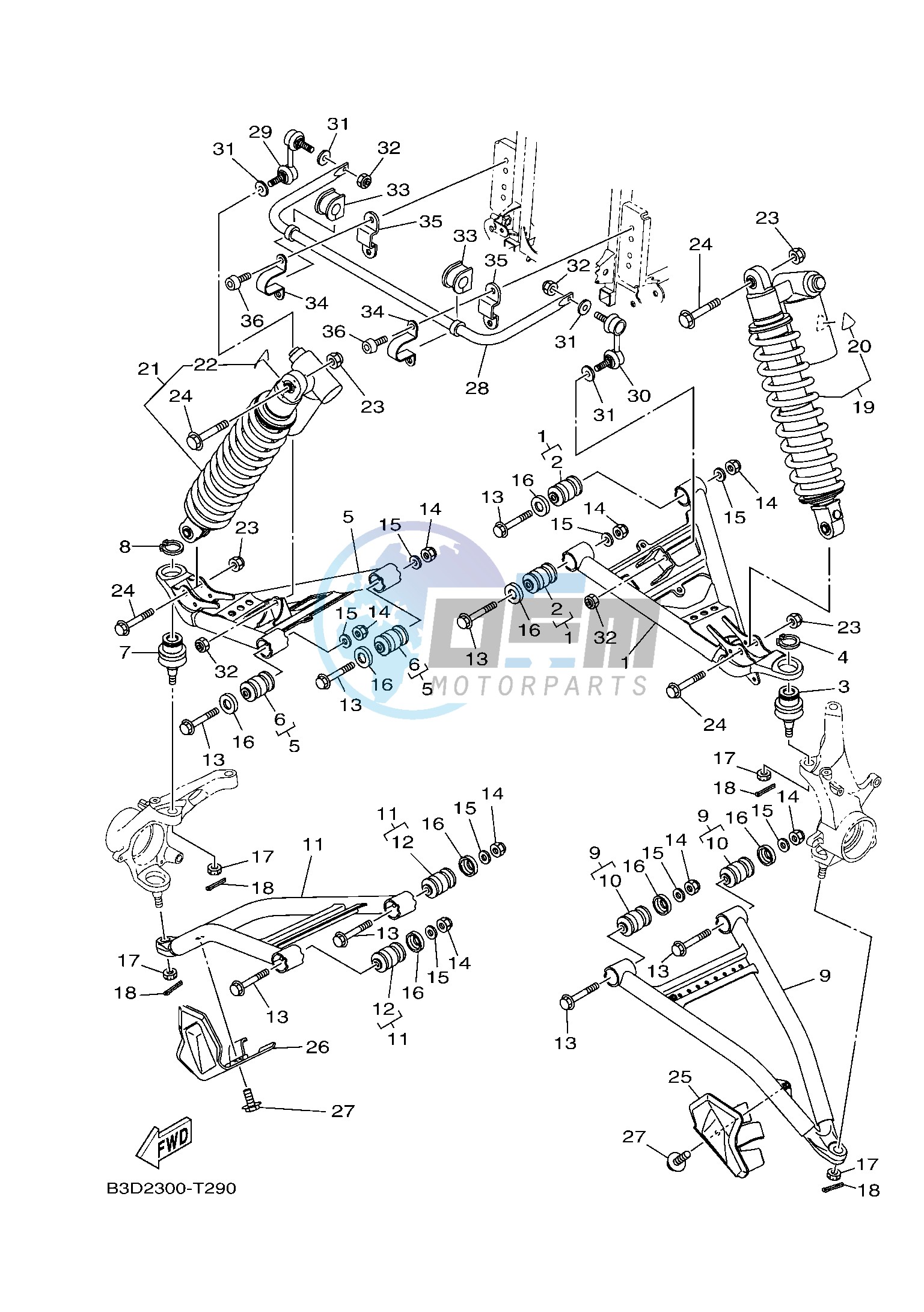 FRONT SUSPENSION & WHEEL