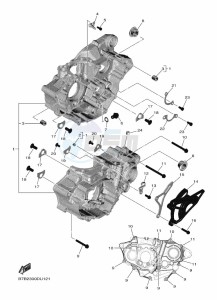 YZ250F (B7BL) drawing CRANKCASE